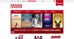 Desktop Screenshot of dramaleague.org